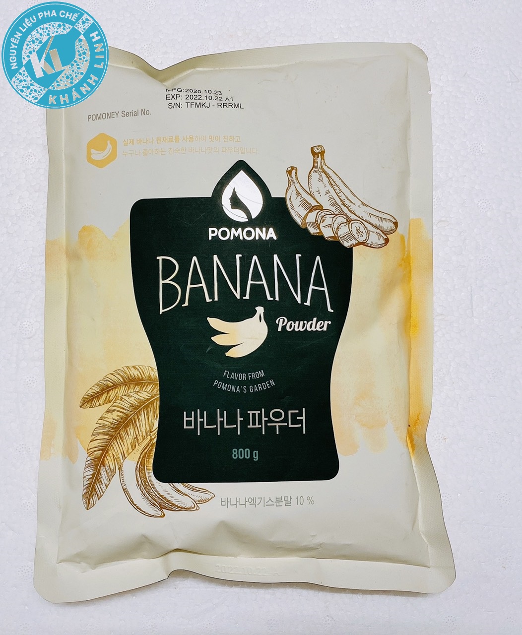bột chuối power pomona hàn quốc