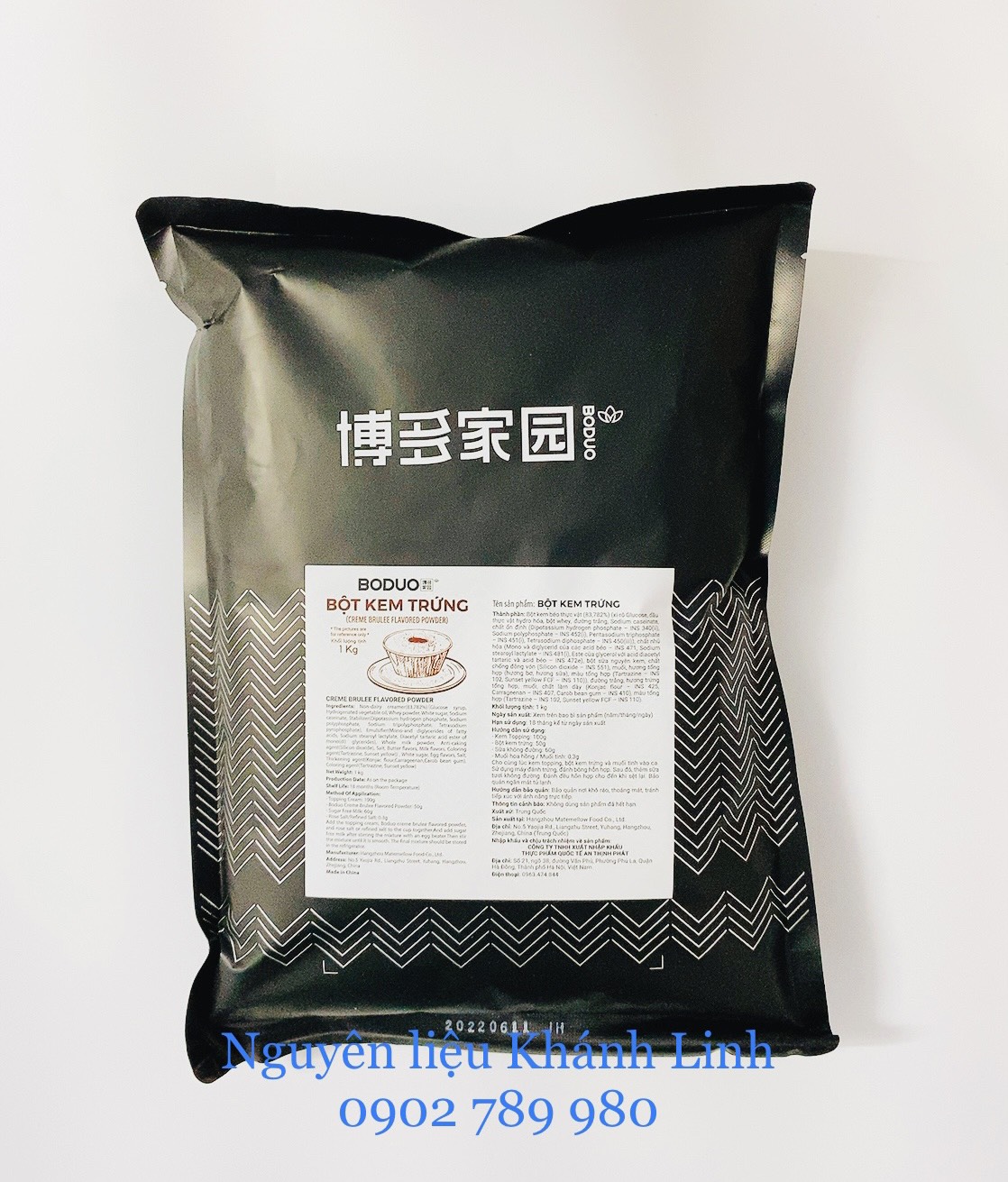  Bột Kem Trứng Boduo 1Kg