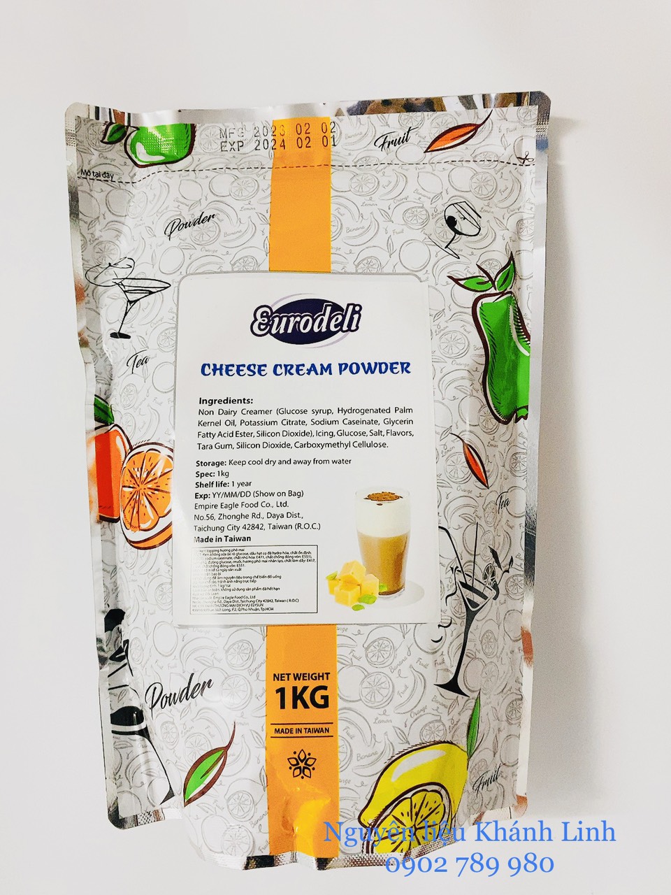  Bột Milk Foam Phô Mai Eurodeli 1kg