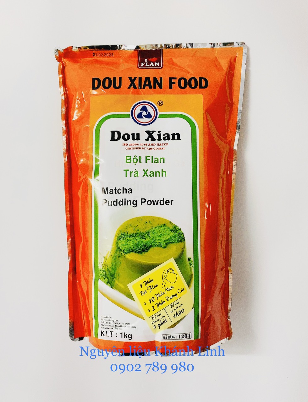 Bột Plan Matcha Douxian 1kg