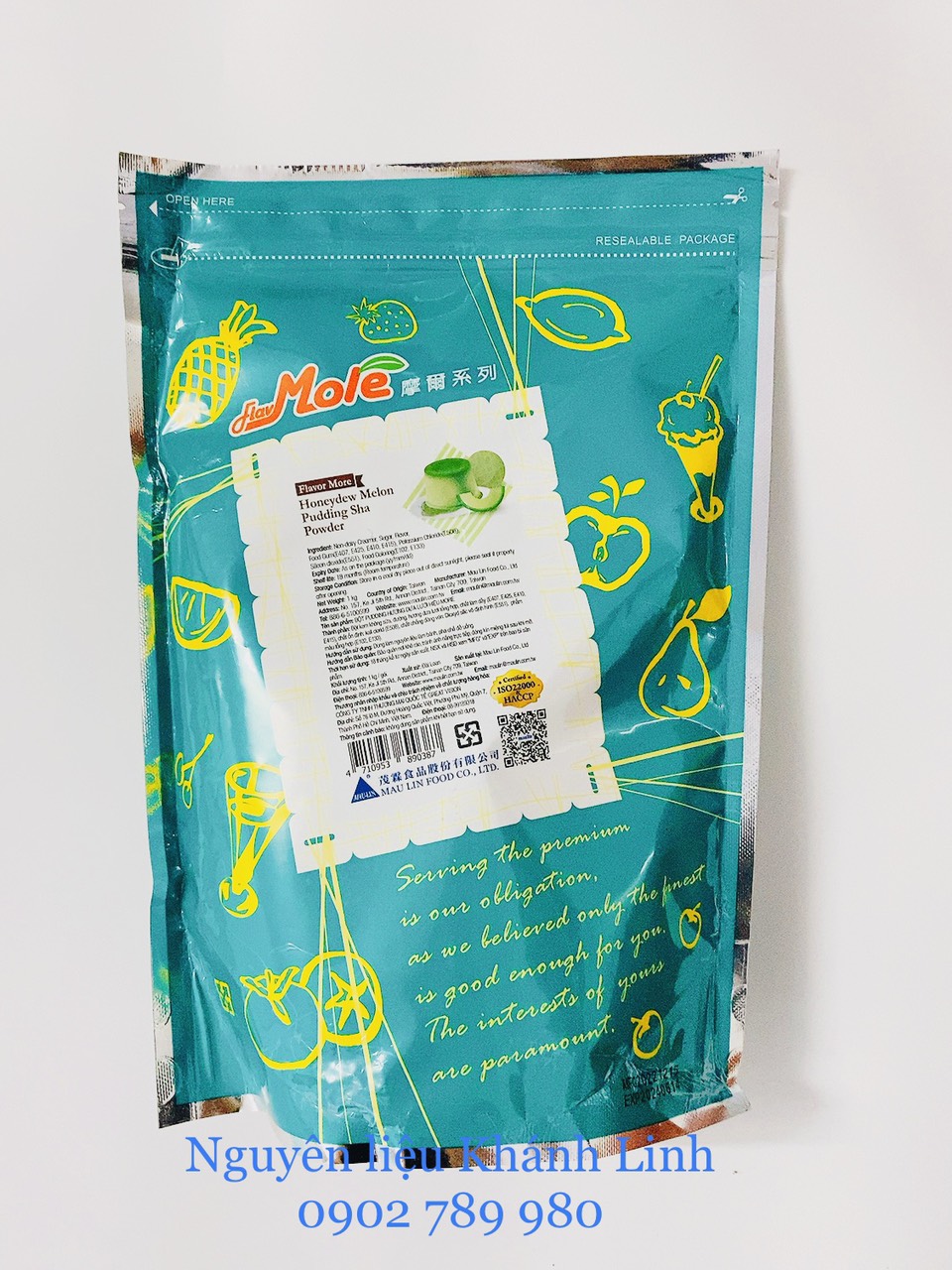 Bột Pudding Dưa Gang Mole 1kg