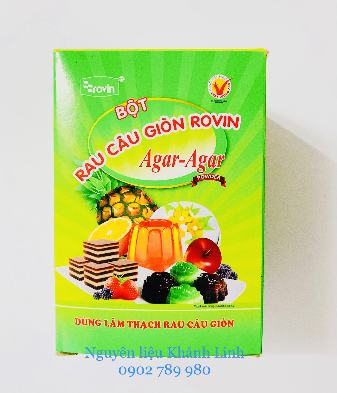 Bột Râu Câu Giòn Agar Hoàng Yến