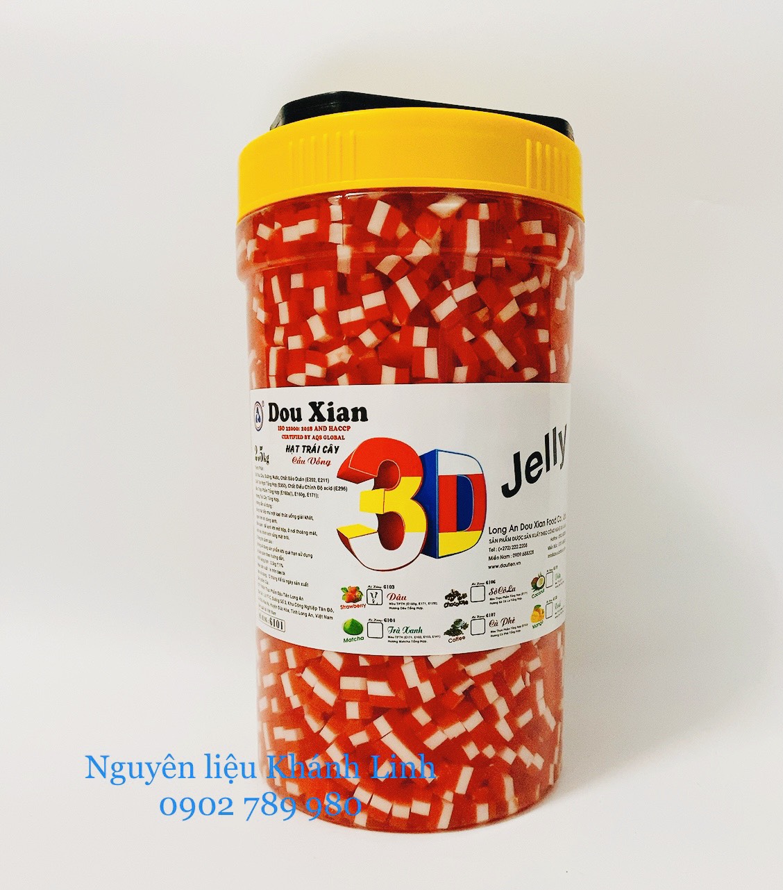 Hạt 3D Hương Dâu Douxian 2.5kg