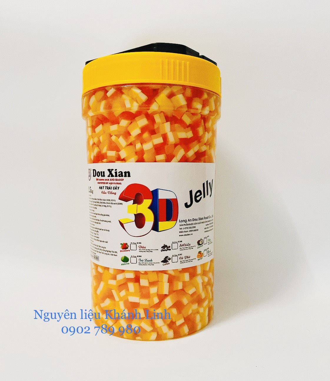 Hạt 3D Hương Xoài Douxian (nhỏ) 2.5kg