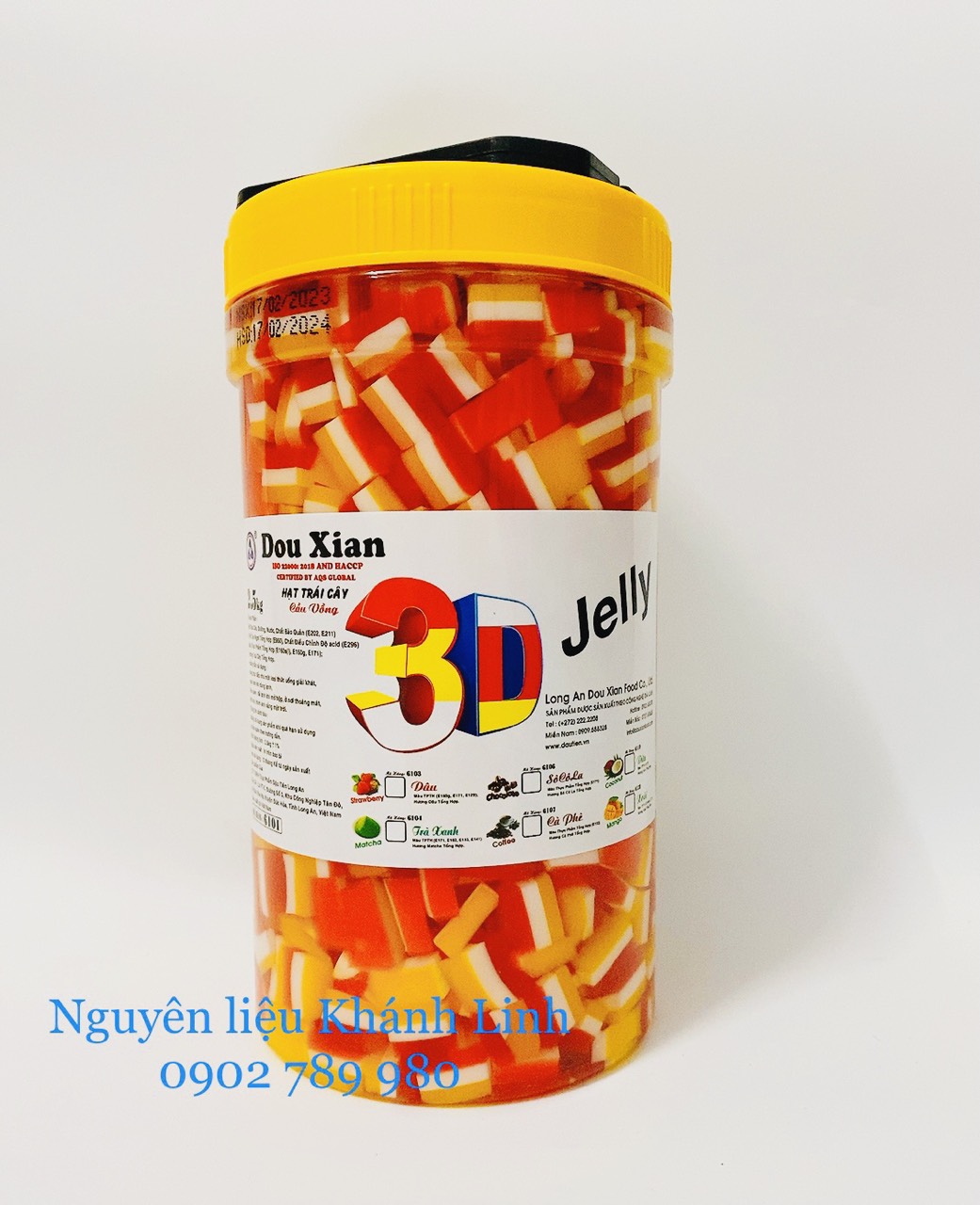 Hạt Trái Cây 3D Douxian  2.5kg