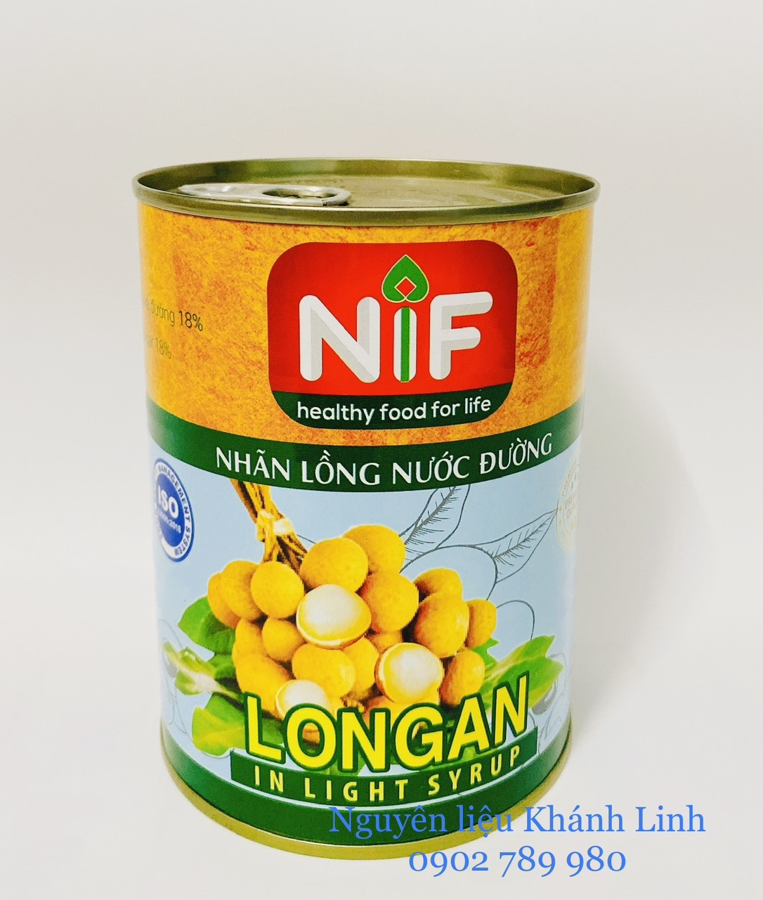 Nhãn Lồng Nước Đường Nif 560g