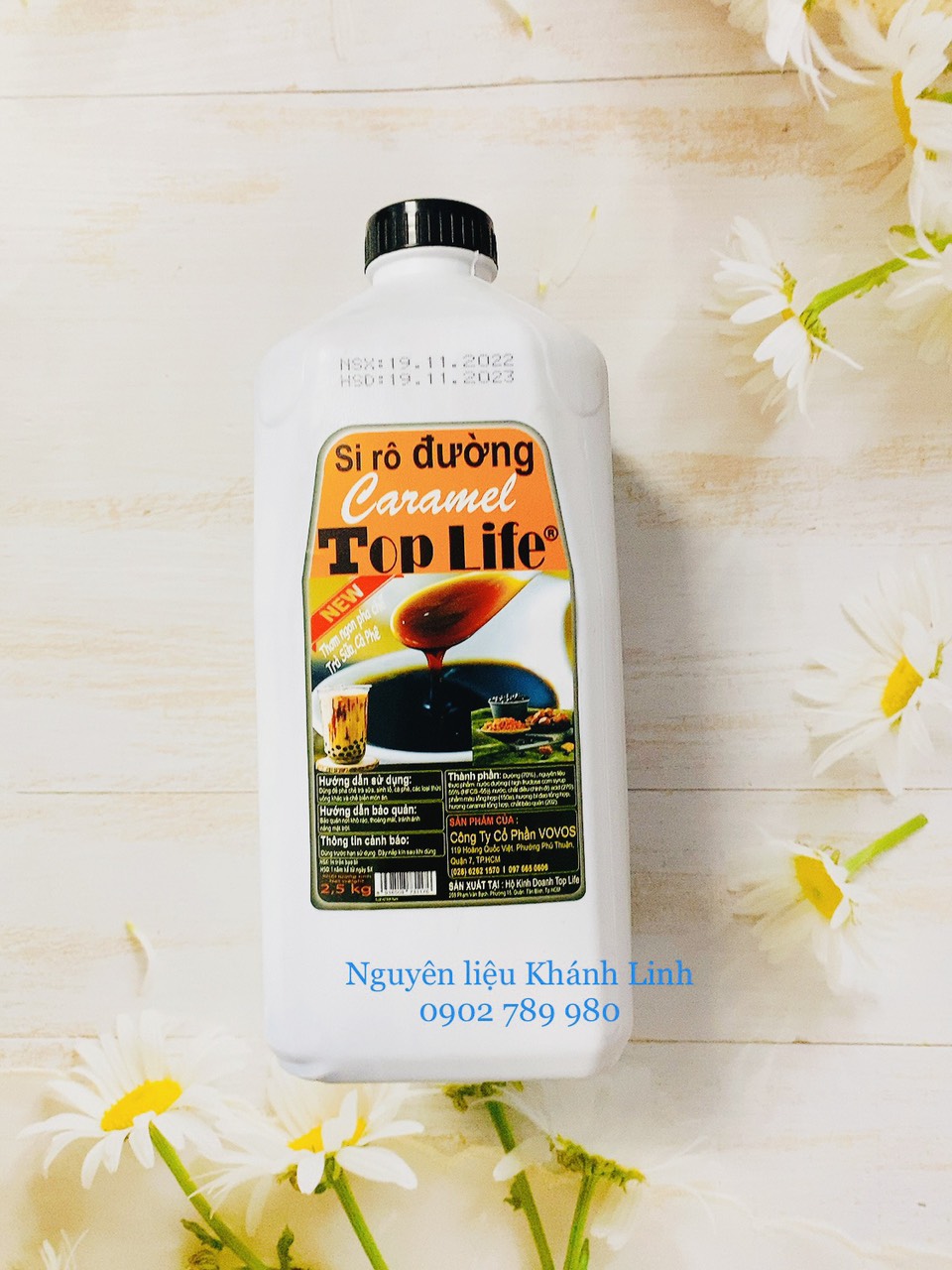Siro Đường Caramel Top Life 2.5kg