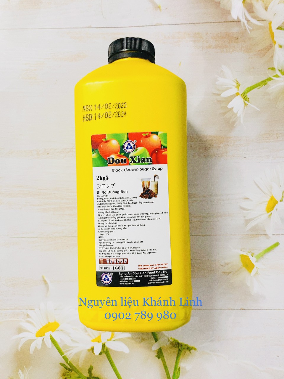 Siro Hoàng Kim Đuờng Đen Douxian 2.5Kg