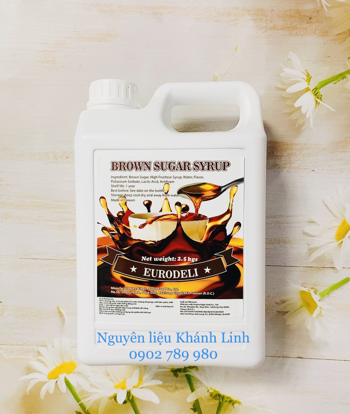 Sốt Đường Đen Eurodeli 2.5kg