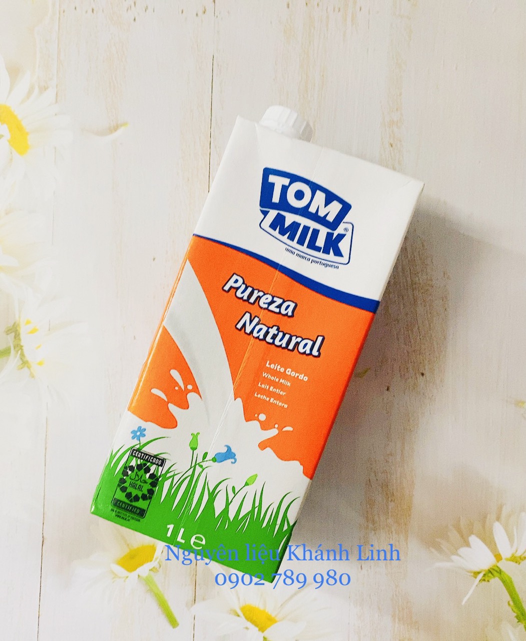 Sữa Tươi Tiệt Trùng Tom Milk Nguyên Kem 1Lit