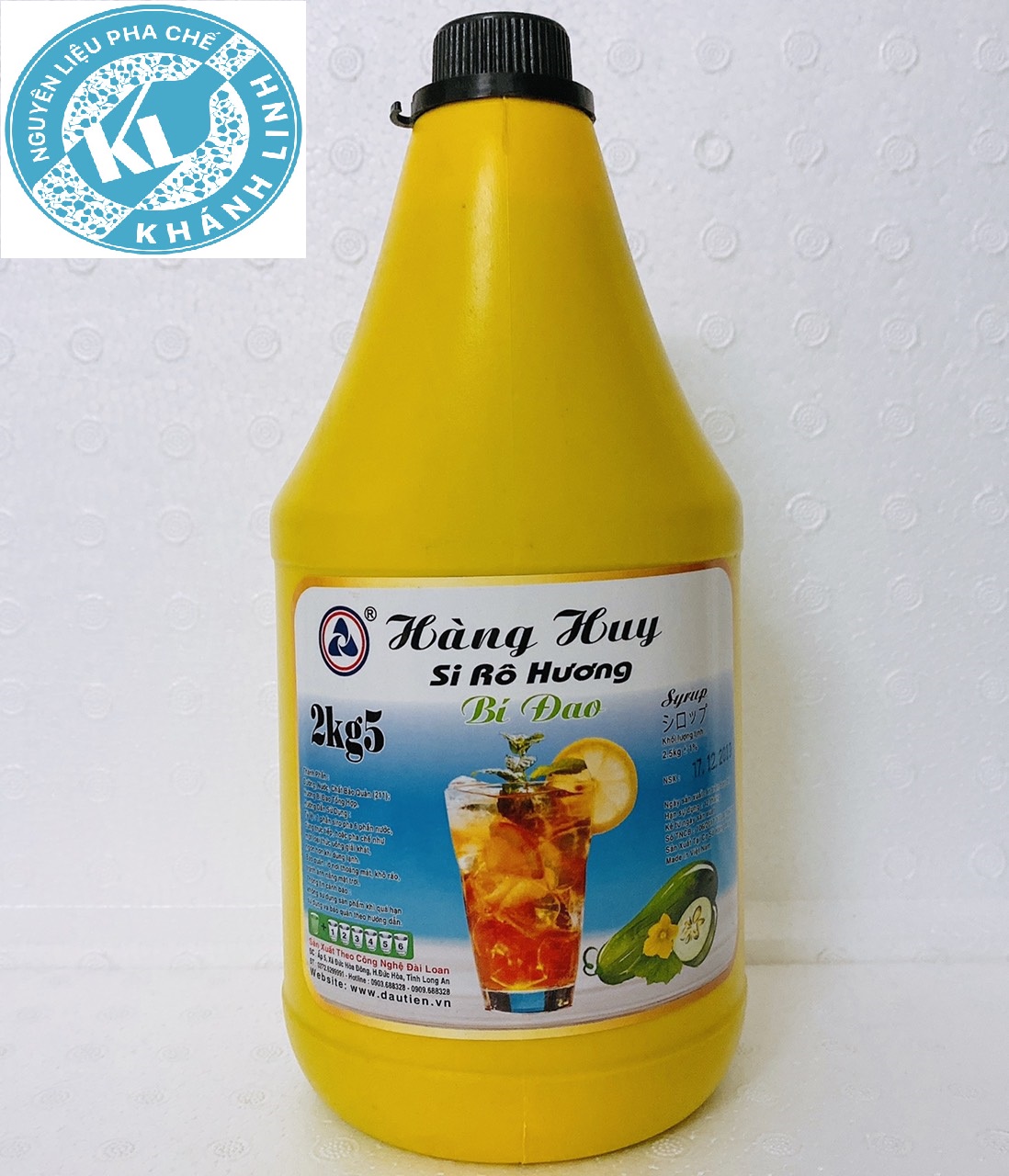 Syrup hương bí đao 2.5kg Hàng Huy