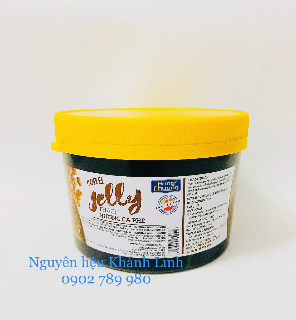 Thạch Cà Phê Hùng Chương 2.2Kg
