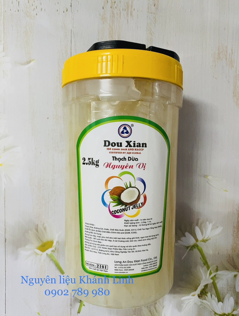 Thạch Dừa Nguyên Vị Douxian 2.5kg