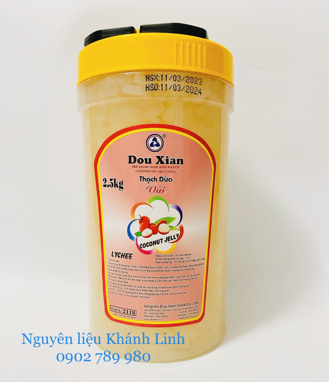 Thạch Dừa Vải Douxian 2.5kg