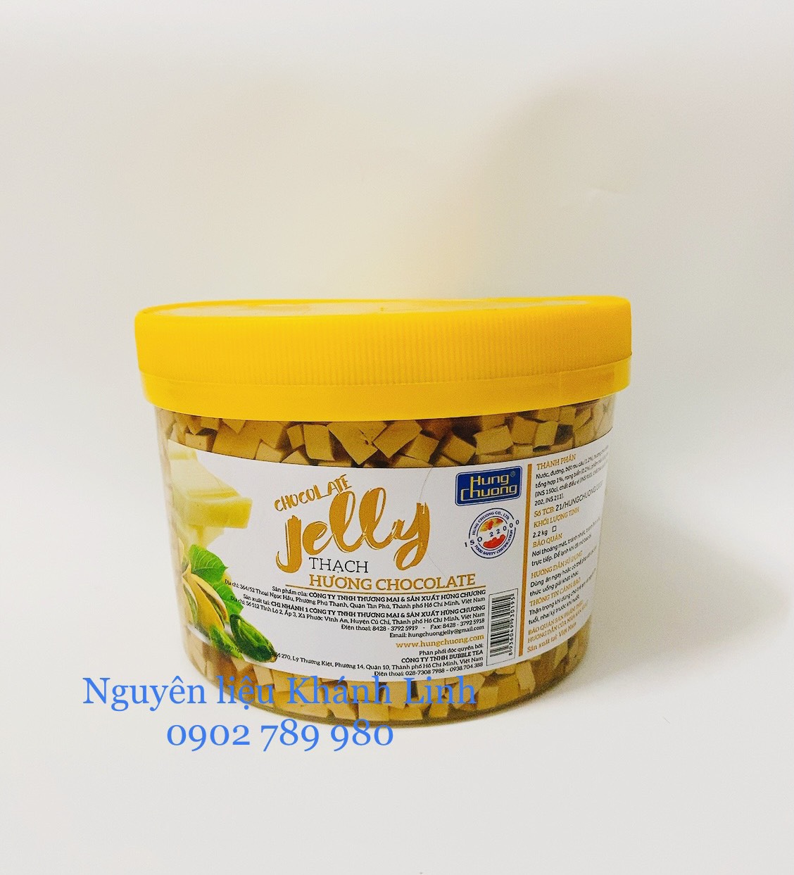 Thạch Socola Trắng Hùng Chương 2.2kg