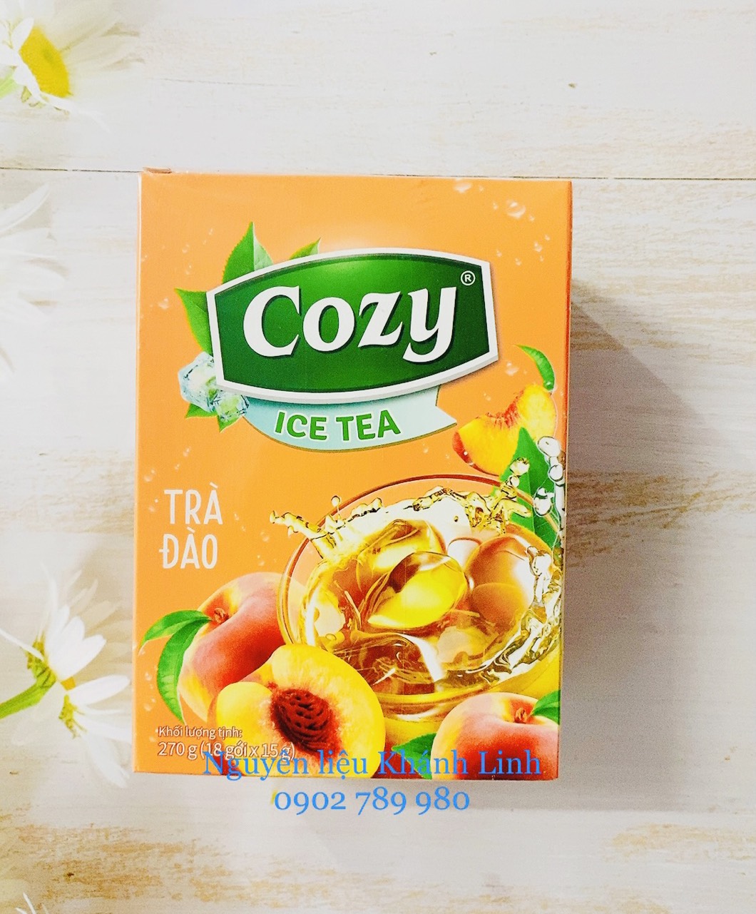 Trà Đào Hòa Tan Cozy