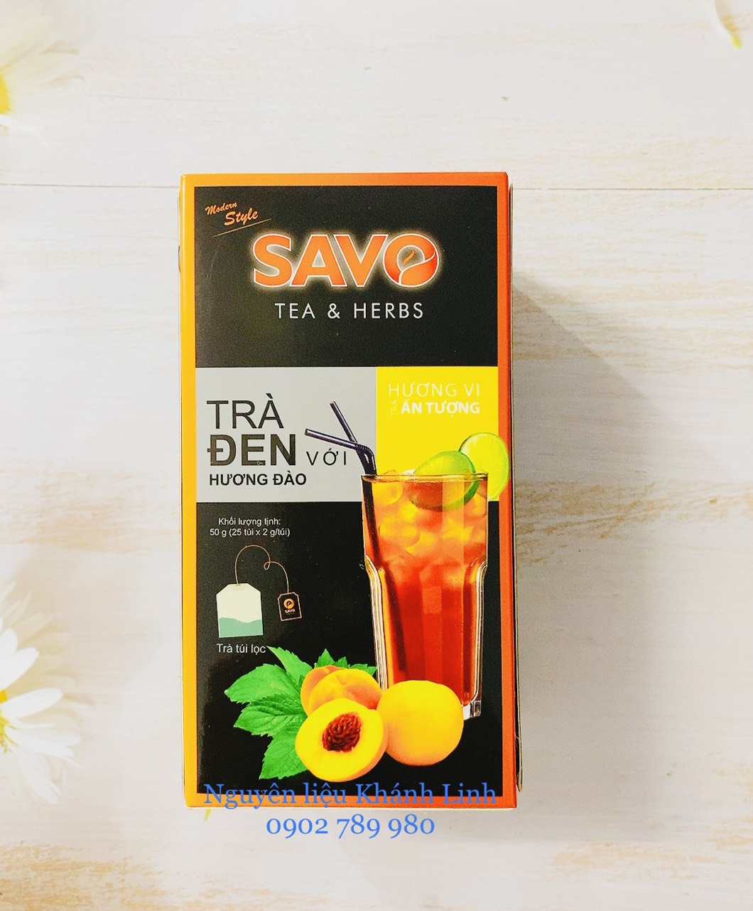 Trà Đen Hương Đào Savo