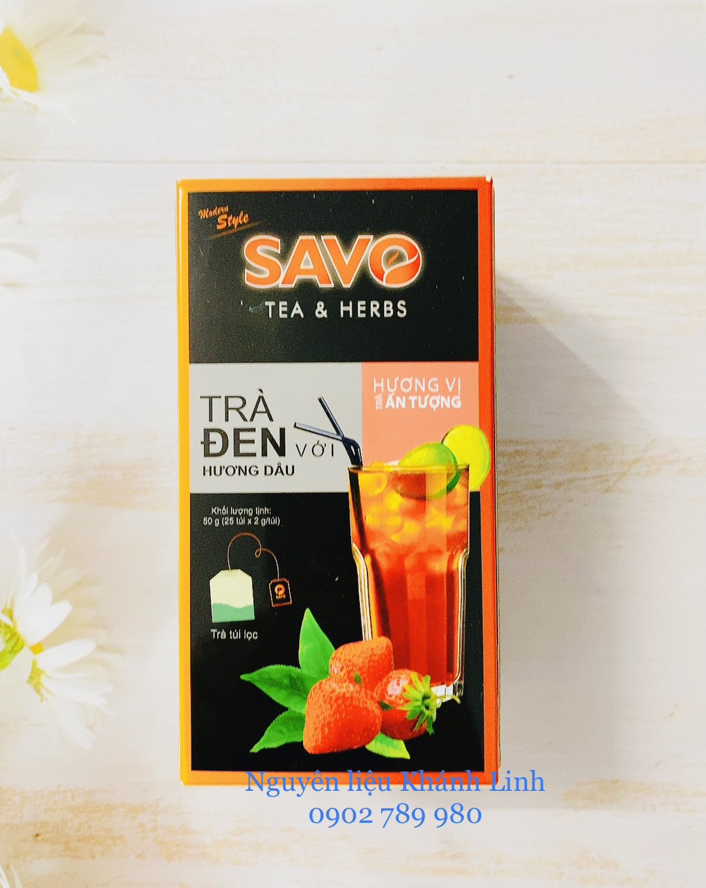 Trà Đen Hương Dâu Savo