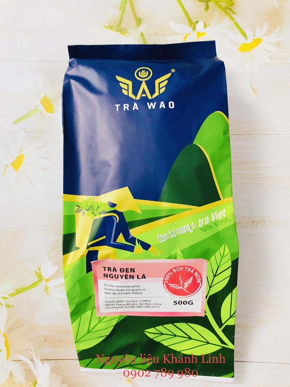 Trà Đen Nguyên Lá Wao 500g