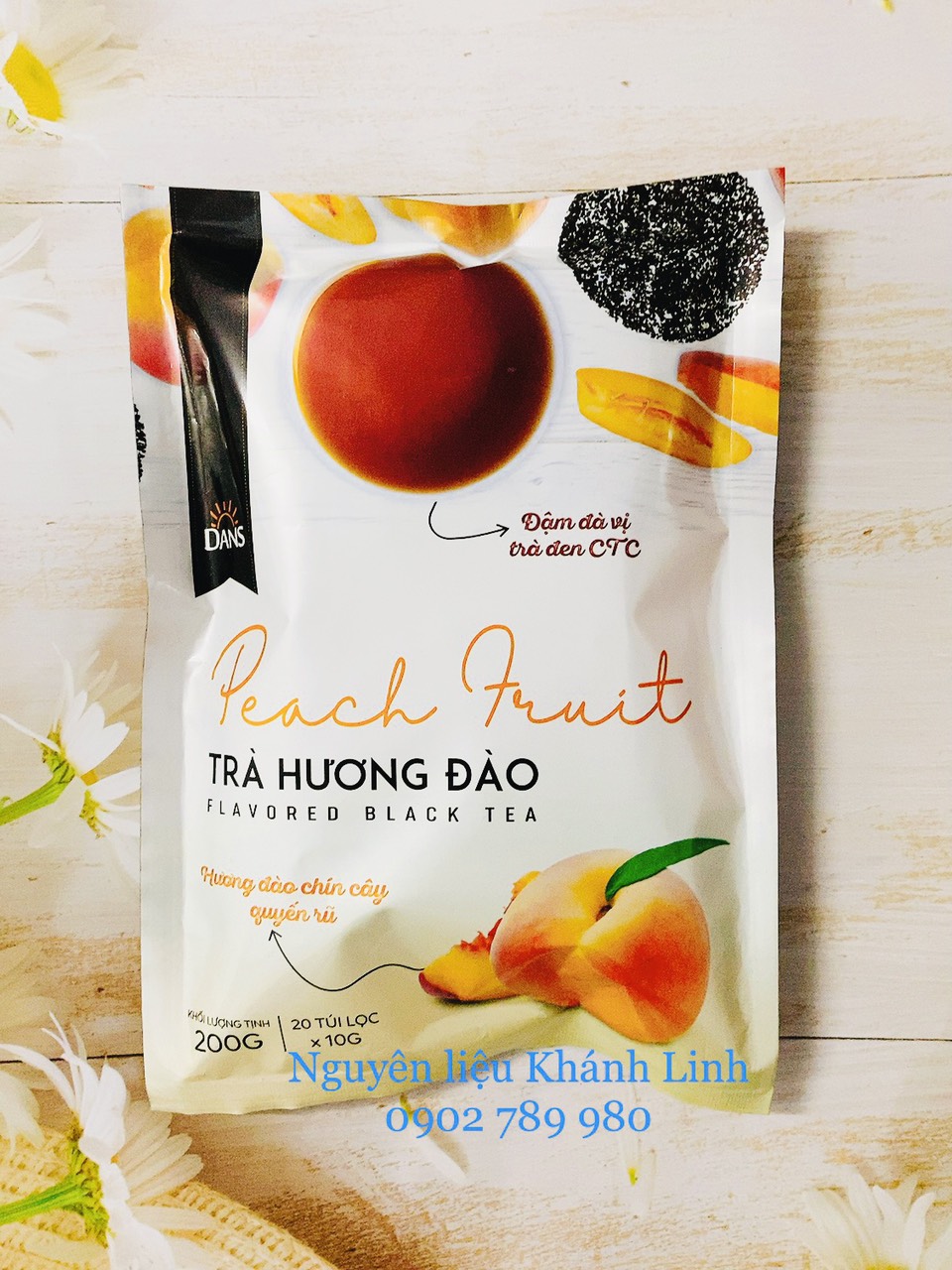 Trà Hương Đào Túi Lọc Dans 200g