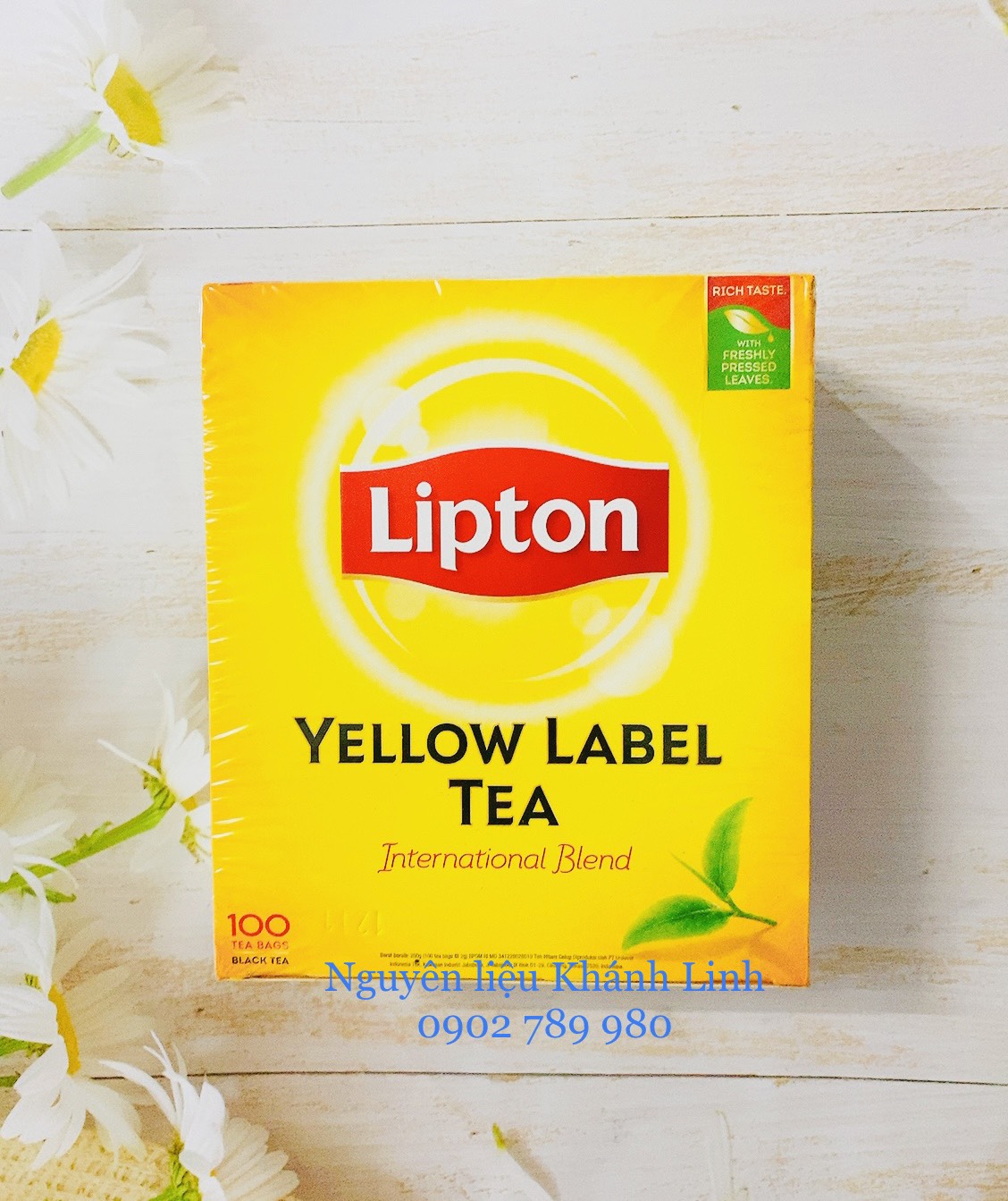 Trà Lipton Nhãn Vàng 100 Túi