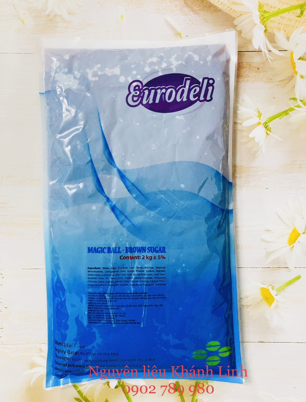 Trân châu 3Q caramel Euro Deli