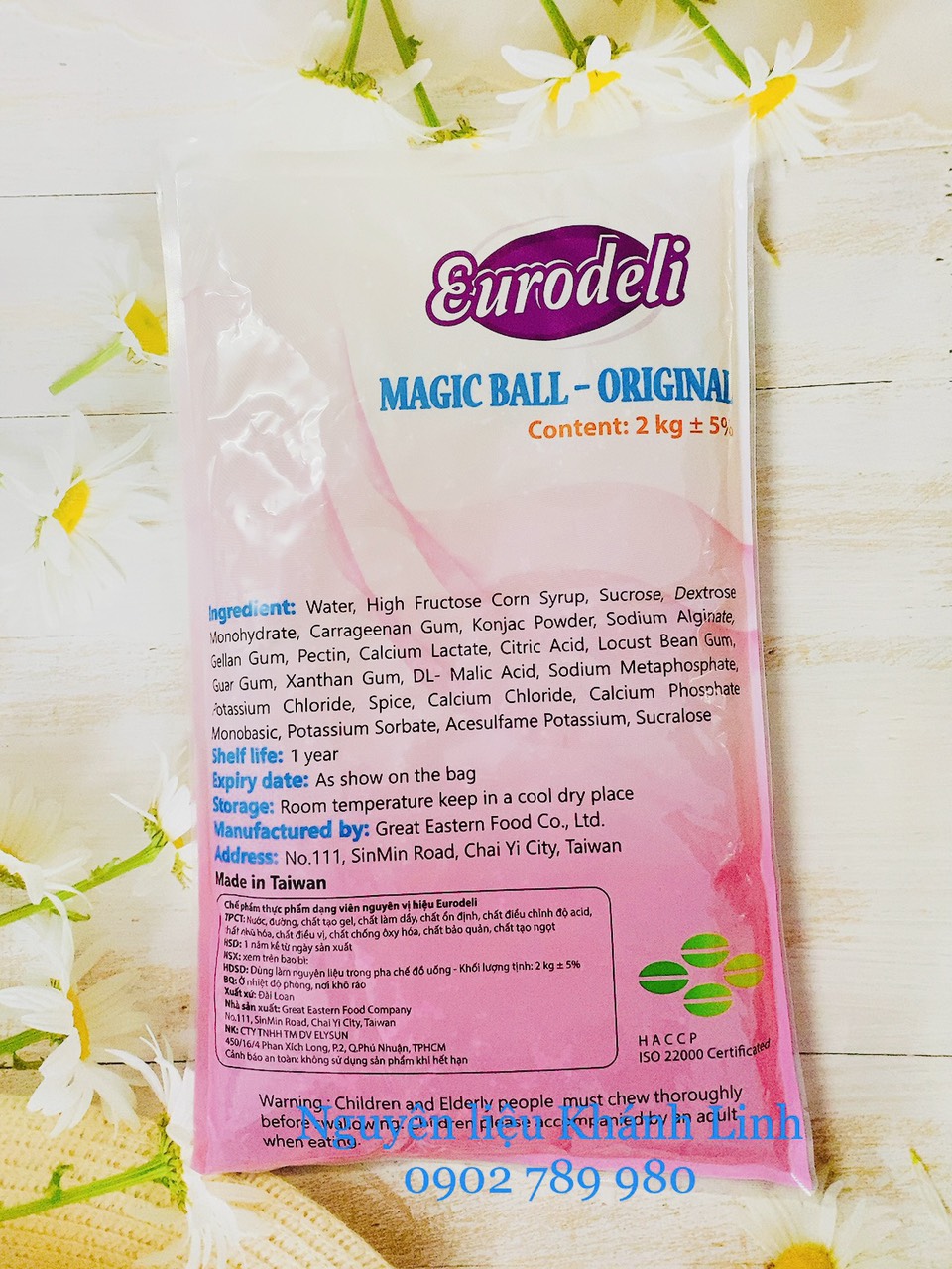  Trân Châu 3Q Eurodeli Trắng 2kg