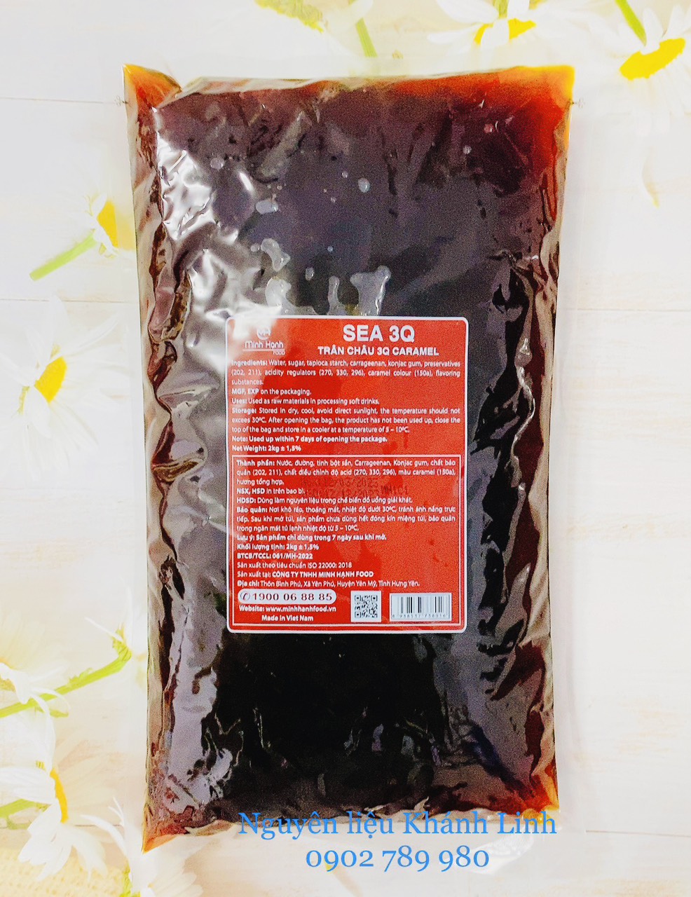 Trân châu 3Q Sea Jelly Đen 2kg
