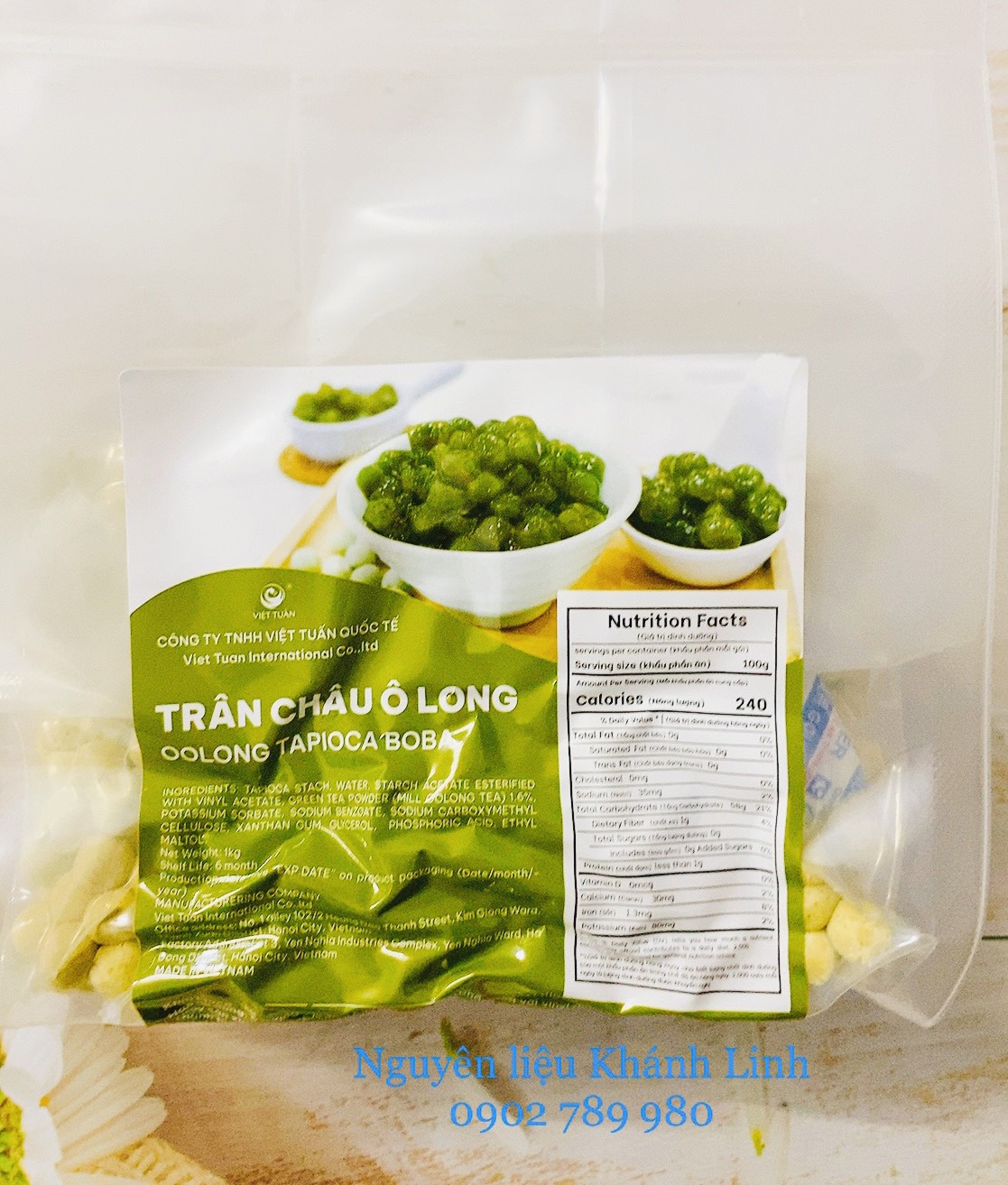 Trân Châu Olong Việt Tuấn 1kg
