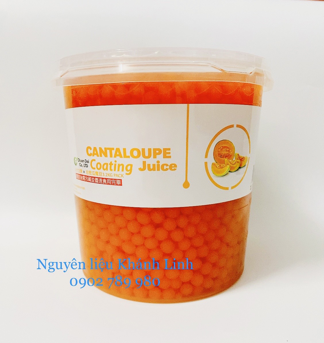 Trân Châu Thuỷ Tinh Dưa Lưới Đài Loan 3.2Kg