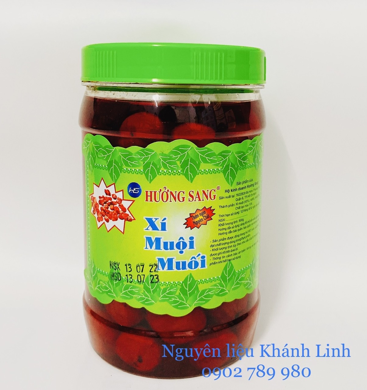 Xí Muội Đỏ Hưởng Sang 900g